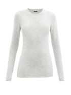 Joseph - Round-neck Sweater - Womens - Light Grey