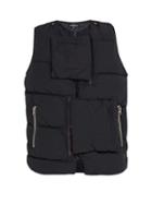 Matchesfashion.com Stone Island Shadow Project - Scarebeo Down Filled Nylon Gilet - Mens - Black