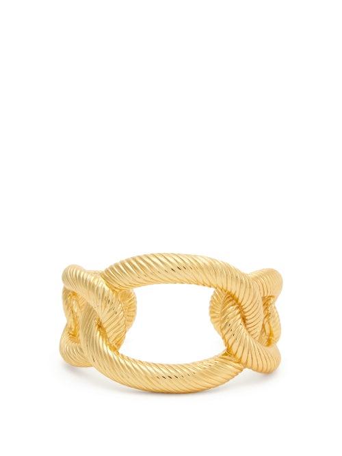 Matchesfashion.com Aurlie Bidermann - Amare 18kt Gold-plated Cuff - Womens - Gold