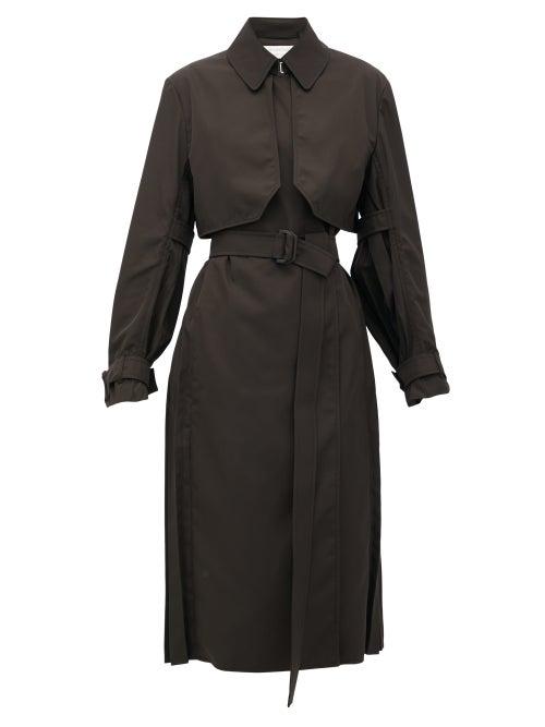 Matchesfashion.com Sportmax - Karim Trench Coat - Womens - Dark Green