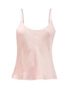 Ladies Lingerie La Perla - Scoop-neck Silk-charmeuse Cami Top - Womens - Light Pink