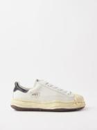 Mihara Yasuhiro - Blakey Original Sole Leather Trainers - Mens - White Black