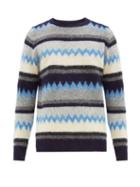 Matchesfashion.com Howlin' - Science Fiction Dance Party Intarsia Wool Sweater - Mens - Multi