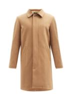 A.p.c. - Auster Point-collar Single-breasted Coat - Mens - Beige