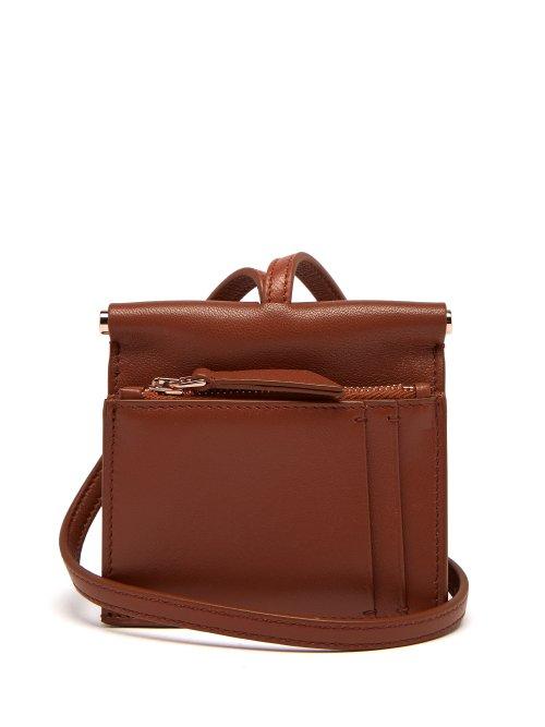 Matchesfashion.com Gabriela Hearst - Maria Mini Leather Necklace Bag - Womens - Tan