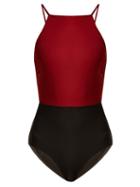 Matchesfashion.com Max Mara Beachwear - Mogol Swimsuit - Womens - Red Multi