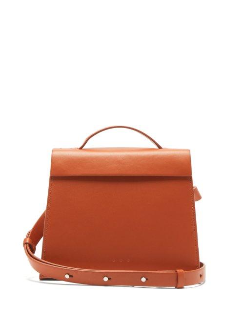 Matchesfashion.com Aesther Ekme - Triangle Leather Mini Crossbody Bag - Womens - Tan Brown