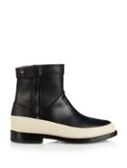 Newbark Riley Shearling-lined Leather Ankle Boots