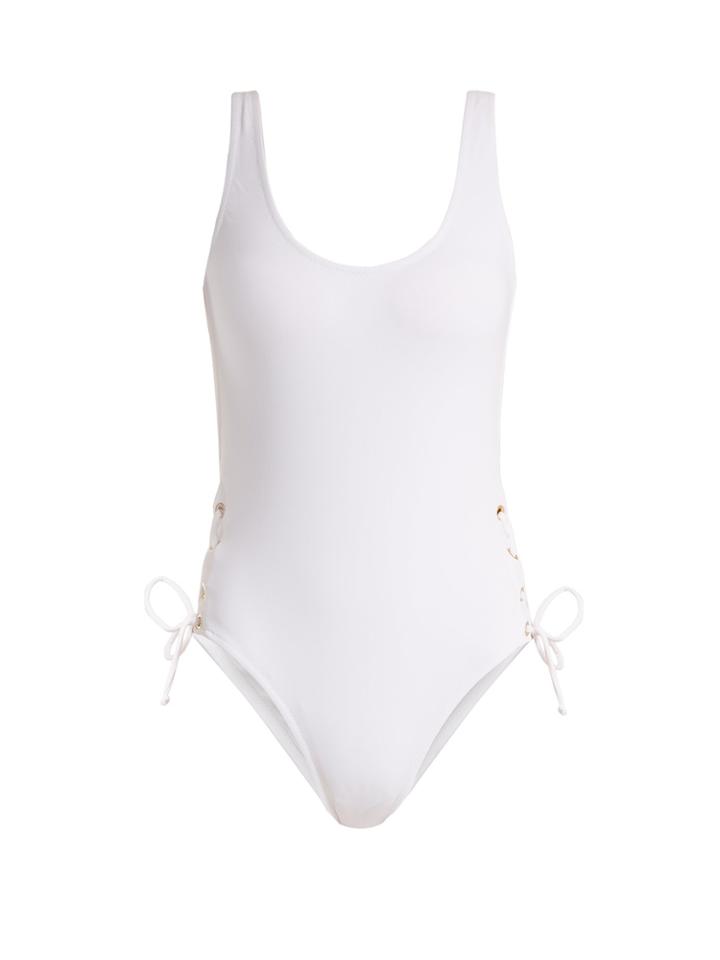 Melissa Odabash Venice Scoop-neck Lace-side Swimsuit
