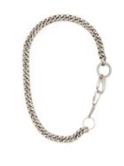 Matchesfashion.com Martine Ali - Duke Silver Plated Curb Chain Necklace - Mens - Silver