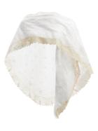 Matchesfashion.com Mimi Prober - Stanton Antique Lace-trimmed Organic-cotton Shawl - Womens - White