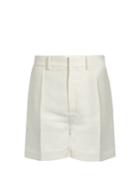 Chloé Tailored Linen-blend Shorts