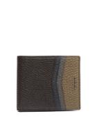 Fendi Stitch-embellished Bi-fold Leather Wallet