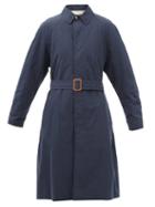 A.p.c. - Garance Cotton-blend Trench Coat - Womens - Navy