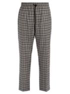 Matchesfashion.com Gucci - Mid Rise Check Wool Trousers - Mens - Grey