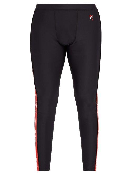 Matchesfashion.com P.e Nation - Trackside Score Compression Leggings - Mens - Black