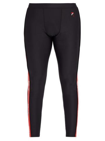Matchesfashion.com P.e Nation - Trackside Score Compression Leggings - Mens - Black