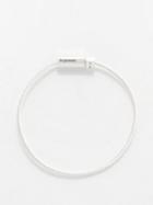 Le Gramme - 7g Sapphire And Sterling-silver Cable Bracelet - Mens - Silver