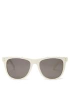 Matchesfashion.com Celine Eyewear - Wayfarer Acetate Sunglasses - Womens - White