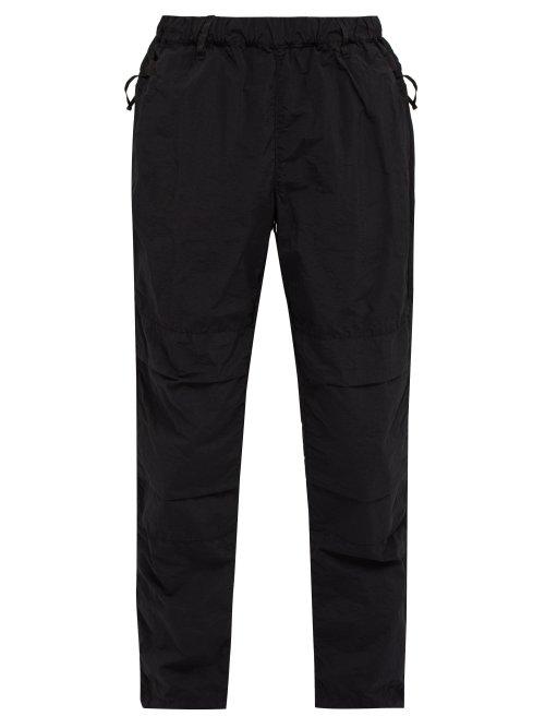 Matchesfashion.com Nemen - Crushed Technical Trousers - Mens - Black