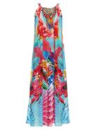 Camilla The Free-print Drawstring Silk-crepe Dress