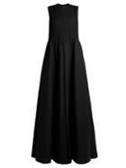 Valentino Pintuck-pleated Gown