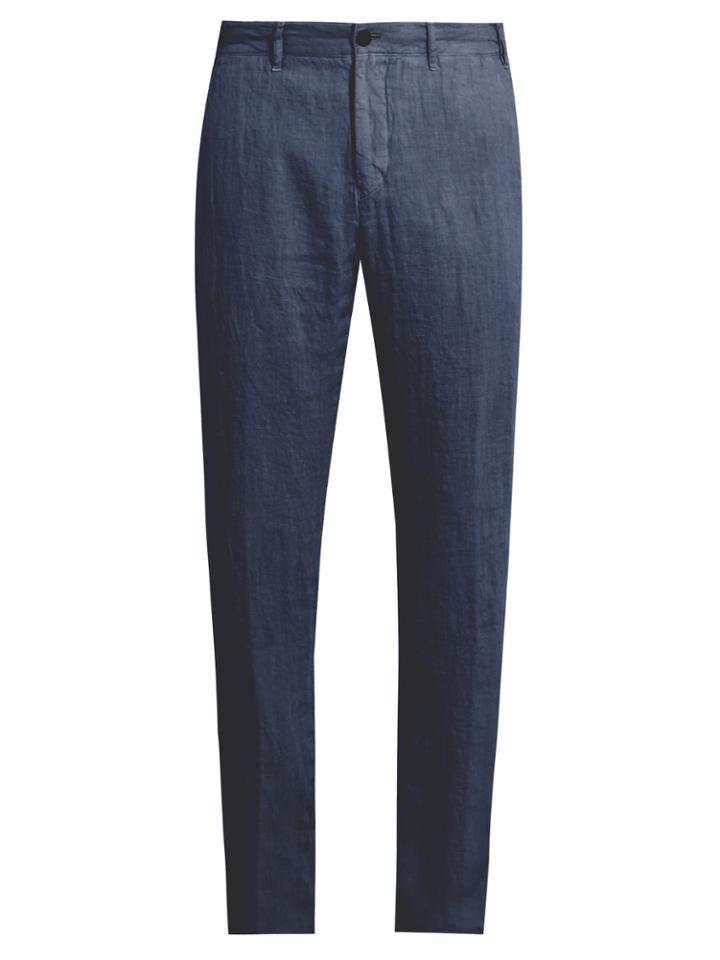 J.w. Brine Mike Straight-leg Linen Trousers