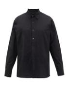 Matchesfashion.com Ann Demeulemeester - Joan Patch-pocket Cotton Shirt - Mens - Black