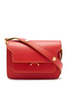 Matchesfashion.com Marni - Trunk Mini Leather Cross Body Bag - Womens - Red Multi
