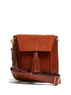 Matchesfashion.com Isabel Marant - Sykan Leather And Suede Bag - Womens - Tan