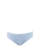 Matchesfashion.com Cossie + Co - The Elle Mid-rise Bikini Briefs - Womens - Light Blue