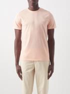 A.p.c. - Item Logo-print Jersey T-shirt - Mens - Pink