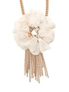 Lanvin Crystal-embellished Flower Choker Necklace