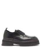 Matchesfashion.com Eytys - Phoenix Platform-sole Leather Derby Shoes - Mens - Black