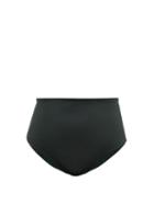 Matchesfashion.com Form And Fold - The Rise High-rise Bikini Briefs - Womens - Dark Green