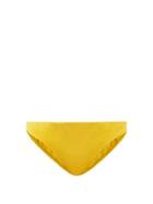 Ladies Beachwear Casa Raki - Flor Low-rise Bikini Briefs - Womens - Yellow