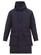 Matchesfashion.com Officine Gnrale - Albert Hooded Waterproof Canvas Parka - Mens - Navy