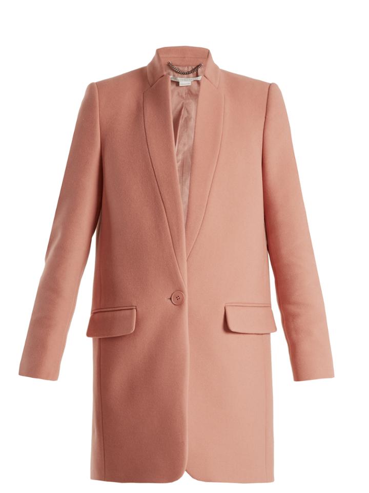 Stella Mccartney Bryce Single-breasted Wool-blend Coat