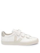 Veja - Recife Velcro-strap Leather Trainers - Womens - White