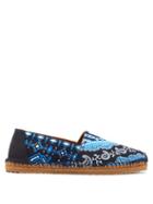 Matchesfashion.com Etro - Paisley Canvas Espadrilles - Mens - Blue