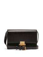 Matchesfashion.com Saint Laurent - Bellechasse Medium Leather And Suede Bag - Womens - Black Green