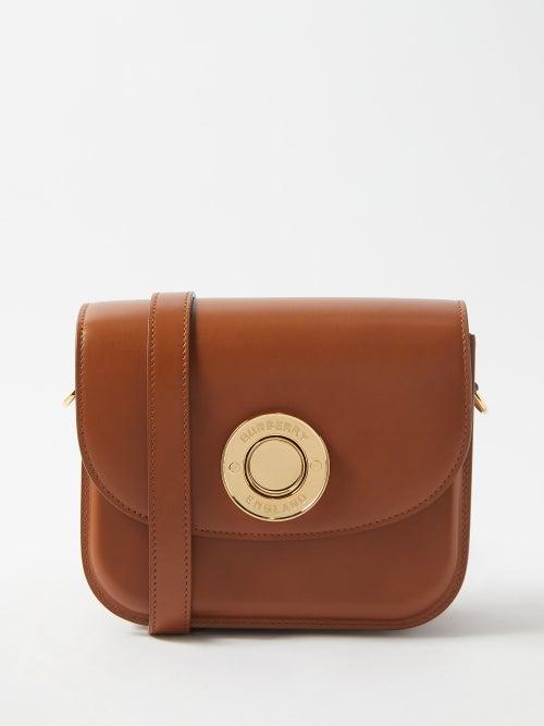 Burberry - Note Small Leather Cross-body Bag - Womens - Tan