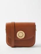 Burberry - Note Small Leather Cross-body Bag - Womens - Tan