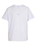 Matchesfashion.com Acne Studios - Oversized Logo Print Cotton Jersey T Shirt - Mens - Purple