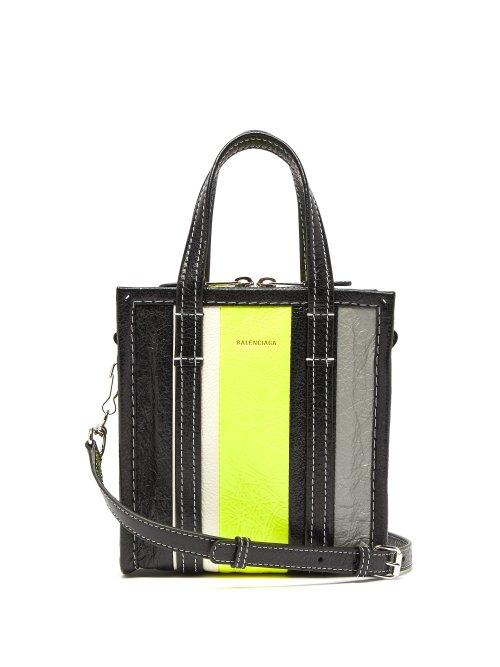 Matchesfashion.com Balenciaga - Bazar Shopper Xxs - Womens - Yellow Multi