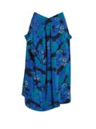 Preen By Thornton Bregazzi Verda Floral-print Silk Skirt