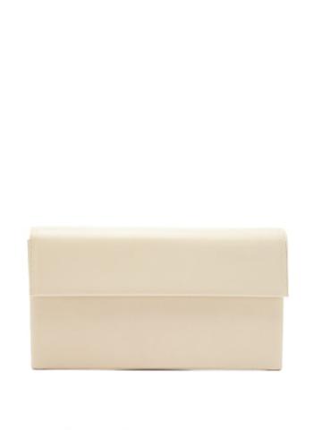 Matchesfashion.com Tsatsas - Haze Leather Clutch Bag - Womens - Ivory