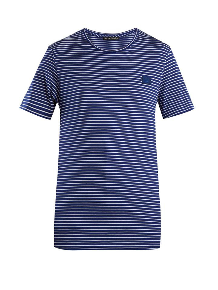 Acne Studios Nele Striped Cotton T-shirt