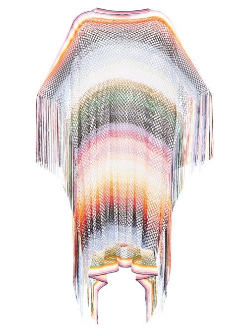Missoni - Fringed Space-dyed Mesh Coverup - Womens - Multi