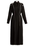 Sonia Rykiel Crystal-embellished Crepe Maxi Dress
